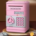 Livava Livava Atm Şifreli Ve Kilitli Kumbara, Pembe, 20x15