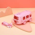 Livava Livava Sevimli Otobüs Askili Suluk, Pembe, 17x10