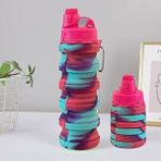 Livava Livava Silikon Katlanabilir Suluk, Pembe, 23x7