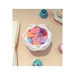 Livava Lotus'un Yansıması Temalı El Yapımı %100 Doğal Soya Wax Kokulu Dekoratif Mum - Meyve Ve Bisküvi Pembe