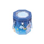 Livava Maymuncuk Altigen Askılı Ve Kilitli Metal Kumbara, Mavi, 13x12