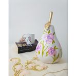 Livava Renkli Armut Biblo Polyester, 30 Cm Çok Renkli