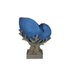 Livava Salyangoz Biblo, Polyester, Lacivert, 28x20 Lacivert