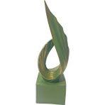 Livava Sarmal Polyester Biblo, Yeşil, 29x9