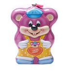 Livava Sevimli Fare Çantalı Ve Kilitli Metal Kumbara, Pembe, 17x14