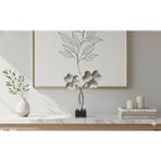 Livava Yonca Biblo, Polyester, Gümüş, 32X26