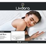 Livdora Visco Medikal 56x36x11 Boyun Destekli Ortopedik Yastık