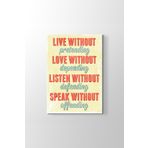 Live Love Listen Tablosu