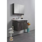 Livea Marmol Banyo Dolabı Seti Beton Gri 80 cm