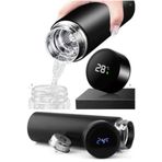 Livenda Shop Termometreli Led Dijital Göstergeli Çelik Termos Matara