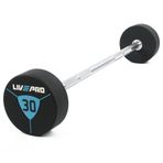 Livepro LP8010 30 kg Poliüretan Barbell