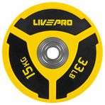 Livepro LP8027 15 kg CPU Elite Bumper Plaka