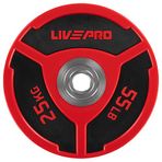 Livepro LP8027 25 kg CPU Elite Bumper Plaka