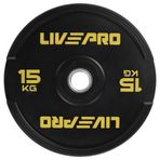 Livepro LP8331-15 15 kg Kauçuk Bumper Plaka