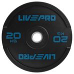 Livepro LP8331-20 20 kg Kauçuk Bumper Plaka