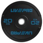 Livepro LP8331-20 20 kg Kauçuk Bumper Plaka