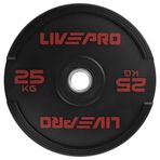 Livepro LP8331-25 25 kg Kauçuk Bumper Plaka