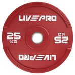Livepro LP8332-25 25 kg Renkli Kauçuk Bumper Plaka