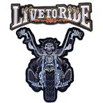 Liveto to ride motor motorcu nakış işleme arma patch peç