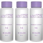 Liviton 20 Volume %6 Oksidan Krem 3 x 60 ML diger