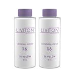 Liviton Professional Ev Tipi %6 Oksidan Krem 20 Volume 90 ml 2 Adet
