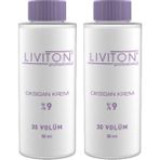 Liviton Professional Ev Tipi %9 Oksidan Krem 30 Volume 90 ml 2 Adet