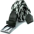 Livize Örgü Lastik Kemer 3,5cm Yeşil Beyaz - 100 cm - Yeşil - Beyaz
