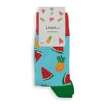 Livoni Summer Fruits 39-42 Unisex Çorap