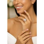 Livora Jewelry Baget Taşlı Tamtur Gümüş Yüzük