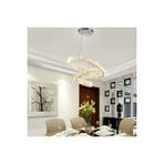 Livora Lighting Alfa Kristal Tasli 3 Kademeli Modern Ledli Salon Avize