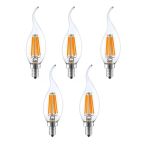 Livora Lıghtıng Rustik Kıvrık 4W E14 Led Ampul 400Lm (5Li)
