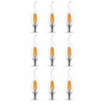 LİVORA LIGHTING Rustik Kıvrık 4W E14 LED Ampul 400lm (9LU)