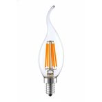 LİVORA LIGHTING Rustik Kıvrık 4W E14 LED Ampul 400lm (tekli paket)