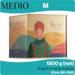 Livvy MEDIO Gemlik Orta (M) Taneli Siyah Zeytin 1800 g - Doğal Fermente Katkısız - 1,8 kg