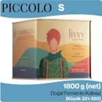 Livvy PICCOLO Gemlik Küçük (S) Taneli Siyah Zeytin 1800 g - Doğal Fermente Katkısız - 1,8 kg