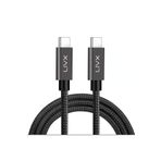 LivX Solid 100w 5a Type C To Iphone 15 Pro Max Uyumlu Hızlı Şarj Data Kablosu Halat Örgülü Space 3 Metre