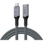 Livx Type C To Type C Usb4.0 240W 40GBPS 8k60hZ Uzatma Kablosu 1 Metre Lcu - Gri