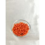 Livza Bijuteri 4 mm Turuncu Renk Iri Kum Boncuk Takı Yapım Boncuğu