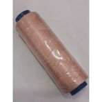 Livza Bijuteri Makara Mumlu Ip , 1 mm 100 mt Takı Malzemesi Ipi, Hobi Malzemesi - Pembe - Krem