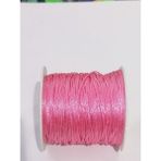 Livza Bijuteri Makara Paraşüt İpi, 1 mm. 100 mt. Takı Malzemesi İpi, Hobi Malzemesi - Pembe