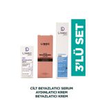 LIWECDERMA Liwec Derma 3'lü Set (AYDINLATICI KREM - WHİTENİNG CREAM - CİLT BEYAZLATICI SERUM)