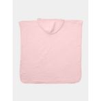 LIWOGY Kapüşonlu Bebek & Çocuk Müslin Havlu / Kapüşonlu Müslin Panço / Müslin Bornoz - Pembe - 7 - 8 Yaş