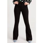 Lixera All Star Ispanyol Renk Solmaz Yüksek Bel Likralı Siyahflare Jeans Pantolon -beden Tablosu Mevcuttur
