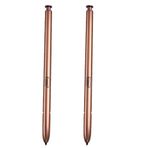 LiXiongBao Samsung Galaxy Note 20 Note 20 Ultra 5G Stylus Touch S Kalem için 2 Paket Altın Note 20 Stylus Yedek (Bluetooth Yok)