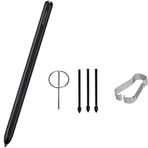 LiXiongBao Samsung Galaxy Z Fold 4 S Kalem Stylus Kalem için Galaxy Z Fold 4 Kalem Yedek Stylus Kalem, Uyumlu Galaxy Z Fold 4 Telefon Çıkarma Pin+2 Uçlu (Siyah)