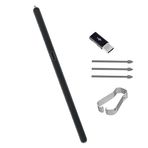 LiXiongBao Z Fold 6 S Pen Fold Edition Samsung Galaxy Z Fold 6 5G Stylus Kalem S Kalem Katlama 6 Galaxy Z Fold 6 5G için Adaptörlü Stylus (Siyah)