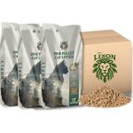 Lixon Natural %100 Doğal Çam Peleti Kedi Kumu 15 kg (30L) Hipoalerjenik - Yavru/yetişkin Kediler ve Kemirgen Hayvanlar Için Biyobozunur - Astımlı Kediler Için Uygun - Yüksek Emiş Gücü - 5 kg x 3 Adet - 3 Paket