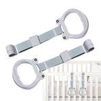 Lixuhdyu Bebek Çekme Halkaları, Playpen Çekme Yüzükleri - 2x Bebek Oyun Kalem Çekme Kulpları Yürüyüş Asistanı | Güvenlik Yatağı Stand Up Eğitim için Egzersiz Oyuncakları, Motor Becerileri Geliştirme