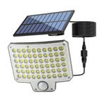 Lixuhdyu LED’li Güneş Enerjili Duvar Aydınlatma | Hareket Sensörlü Güneş Panelli Duvar Feneri - Bahçe Yürüyüş Yolu Ve Araç Girişi İçin Ev Dış Cephe Aydınlatma Sistemleri