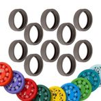 Lixuhdyu Matematik Spinner Kapakları,Matematik Fidget Oyuncak Kapağı,10 Parça Fidget Oyuncaklar Saklama Kutusu Çarpma Fidget Oyuncak Kılıfı - Kompakt Duyusal Fidget Oyuncaklar Çeşitli Eğirme